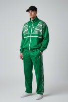 ERREA Σετ Φόρμας (Tracksuit) Vintage Fiera Milano Λογότυπο Πράσινο Ανδρικό Large