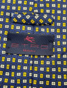 ETRO CRAVATTA CLASSICA NAVY UOMO PRE OWNED