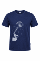 VINTAGE EXOTICA T SHIRT GRAPHIC NAVY UNISEX PRE OWNED M