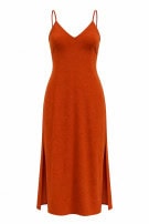 F N FASHION ABITO SLIP MINIMAL BORDEAUX DONNA PRE OWNED L