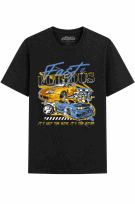 FAST AND FURIOUS GRAPHIC TEE RACING BLACK ΑΝΤΡΙΚΟ PRE OWNED M