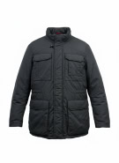 FAY ΜΠΟΥΦΑΝ FIELD JACKET LOGO BUCKLE ΜΑΥΡΟ ΑΝΔΡΙΚΟ XL