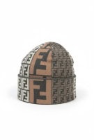 FENDI ΣΚΟΥΦΟΣ MONOGRAM ΚΑΦΕ ΓΚΡΙ UNISEX PRE OWNED