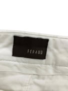 FERAUD CORDUROY PANTS VINTAGE LOGO WHITE MENS M