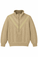 FERRE GIACCA IN MAGLIA MINIMAL BEIGE UOMO PRE OWNED XL