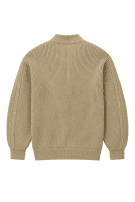 FERRE GIACCA IN MAGLIA MINIMAL BEIGE UOMO PRE OWNED XL