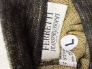1989 FERRETTI TOP MANICA LUNGA COLLO ALTO VINTAGE NERO ORO DONNA PRE OWNED L