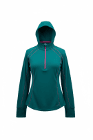 Fila Felpa sportiva Performance Half Zip petrolio da donna XL