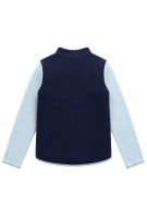 90s FILA FLEECE TOP MINIMAL BLUE MEN PRE OWNED M