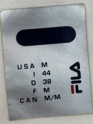 FILA ΦΟΥΣΤΑ ΑΘΛΗΤΙΚΗ MINIMAL ΑΣΗΜΙ ΜΕ ΛΑΧΑΝΙ ΓΥΝΑΙΚΕΙΟ PRE OWNED