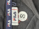 FILA FELPA CON CAPPUCCIO GRAPHIC NERA UOMO PRE OWNED S