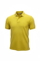 FILA polo vintage con logo ricamato gialla da uomo M