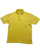 FILA polo vintage con logo ricamato gialla da uomo M