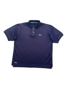 FILA Polo con logo vintage blu da uomo M