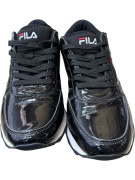 Fila Orbit Flow Wmn Patent Sneakers Μαύρα Glossy Γυναικεία EU 36