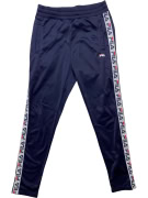 FILA Παντελόνι Φόρμας Retro Logo Tape Μπλε Unisex Small