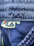 FILA Παντελόνι Φόρμας Retro Logo Tape Μπλε Unisex Small