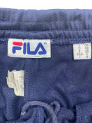 Fila Pantaloni della tuta con logo vintage blu da uomo M