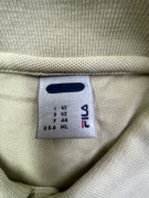 Fila Polo Maglia Casual con Logo Beige da Uomo L
