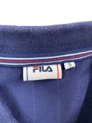 FILA POLO SHIRT WITH STRIPES AND LOGO NAVY BLUE MEN'S S