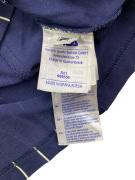 FILA POLO SHIRT WITH STRIPES AND LOGO NAVY BLUE MEN'S S
