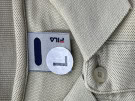 FILA POLO SHIRT MINIMAL BEIGE MEN PRE OWNED L