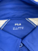 FILA Polo Shirt Performance Mesh Details Μπλε Ανδρικό Large