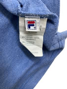 FILA VINTAGE POLO SHIRT WITH LOGO BLUE MEN'S XL