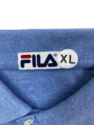 FILA VINTAGE POLO SHIRT WITH LOGO BLUE MEN'S XL