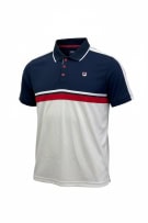 FILA VINTAGE POLO SHIRT WITH LOGO BLUE-WHITE MEN'S S