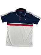 FILA VINTAGE POLO SHIRT WITH LOGO BLUE-WHITE MEN'S S