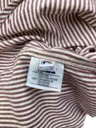FILA Πουκάμισο Vintage με Λογότυπο Ριγέ Καφέ-Λευκό Ανδρικό XXL
