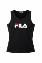 FILA TANK TOP STREETWEAR BLACK WOMEN PRE OWNED L