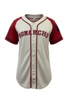 FOX SPORTS BASEBALL JERSEY COLLEGIATE ΚΡΕΜ ΚΟΚΚΙΝΟ UNISEX PRE OWNED M