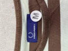 FRED PERRY ΓΚΡΙ ΡΙΓΕ T SHIRT RETRO ΚΑΦΕ ΑΝΤΡΙΚΟ PRE OWNED