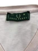 Fred Perry Knit Vest Classic Laurel Logo Ροζ Ανοιχτό Ανδρικό M
