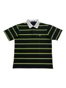 FRED PERRY ΜΠΛΟΥΖΑ POLO STRIPED LOGO ΜΑΥΡΟ UNISEX L