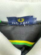FRED PERRY ΜΠΛΟΥΖΑ POLO STRIPED LOGO ΜΑΥΡΟ UNISEX L