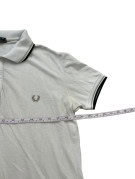 FRED PERRY POLO CLASSICA GRIGIO CHIARO UOMO PRE OWNED M