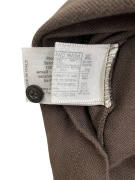 FRED PERRY Polo a maniche lunghe con logo marrone da uomo M