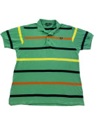 FRED PERRY POLO SHIRT RETRO VERDE UOMO PRE OWNED M