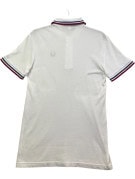 FRED PERRY POLO SHIRT RETRO WHITE MEN PRE OWNED S