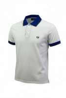 FRED PERRY POLO SHIRT RETRO WHITE ΑΝΤΡΙΚΟ PRE OWNED M