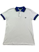 FRED PERRY POLO SHIRT RETRO WHITE ΑΝΤΡΙΚΟ PRE OWNED M