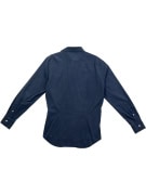 FRED PERRY Πουκάμισο Slim Fit με Κεντητό Λογότυπο Μπλε Ανδρικό M