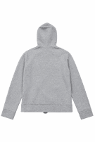 FRED PERRY ZIP HOODIE MINIMAL GREY MEN PRE OWNED S