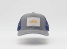 FRONTIER TRUCKER CAP GREY BLUE UNISEX PRE OWNED