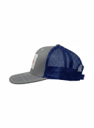 FRONTIER TRUCKER CAP GREY BLUE MEN PRE OWNED