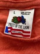 FRUIT OF THE LOOM T-SHIRT 90s SANIBEL ISLAND LOGO ΠΟΡΤΟΚΑΛΙ UNISEX L
