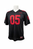 FUBU FOOTBALL JERSEY ATHLETIC STREETWEAR NERO UOMO PRE OWNED XL
